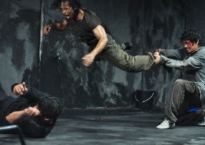 Subtlety: Beating a man to death with another man.