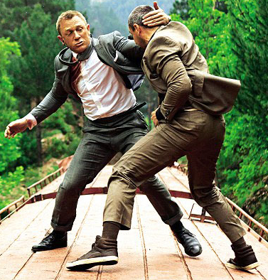 Bond delivers the double-oh-beatdown.